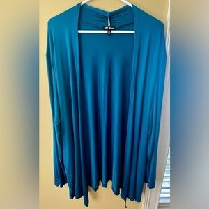 NWOT, Blue Cardigan with Pockets size 3XL